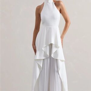 High Neck Cape Jumpsuit